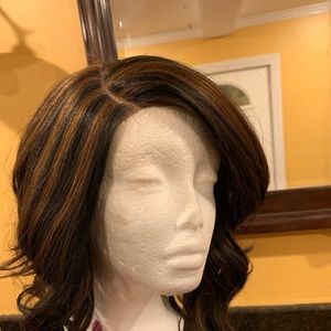 Asymmetrical bob wig